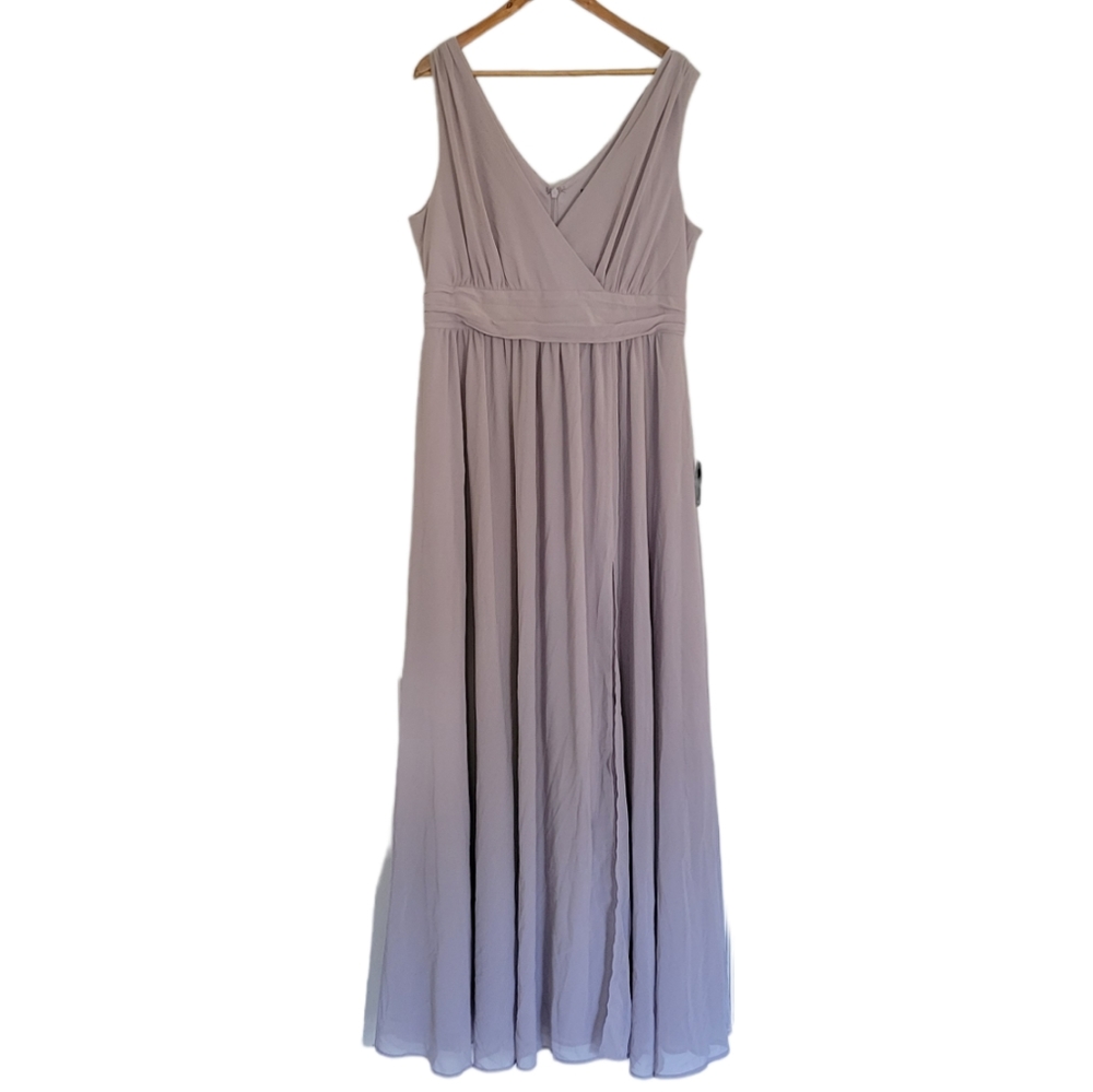 LULU'S Thoughts of Hue NWT Surplice Maxi Dress 1X